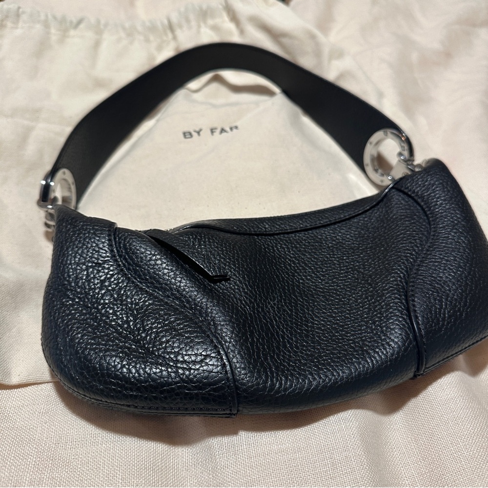 By Far Mini Amira Leather Shoulder Bag - Picture 2 of 6